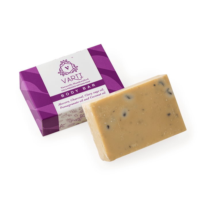 Varti Charcoal & Pomegranate Oil Body Bar